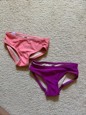 Tea Collection Kids Swim Trunks Pink and Purple Bikini Bottoms